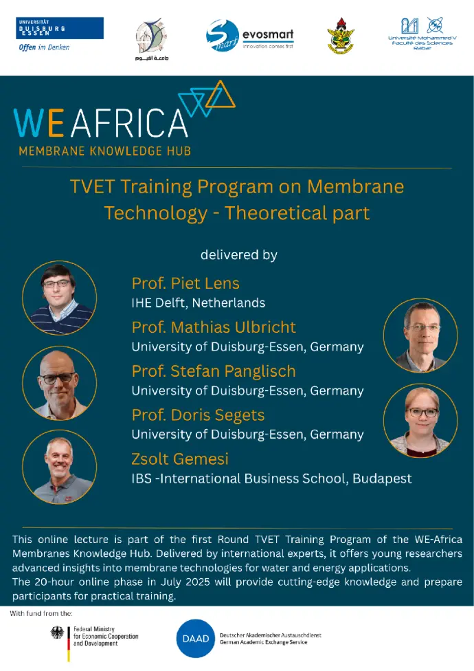 TVET Training Program on Membrane Technology - Theoretical part